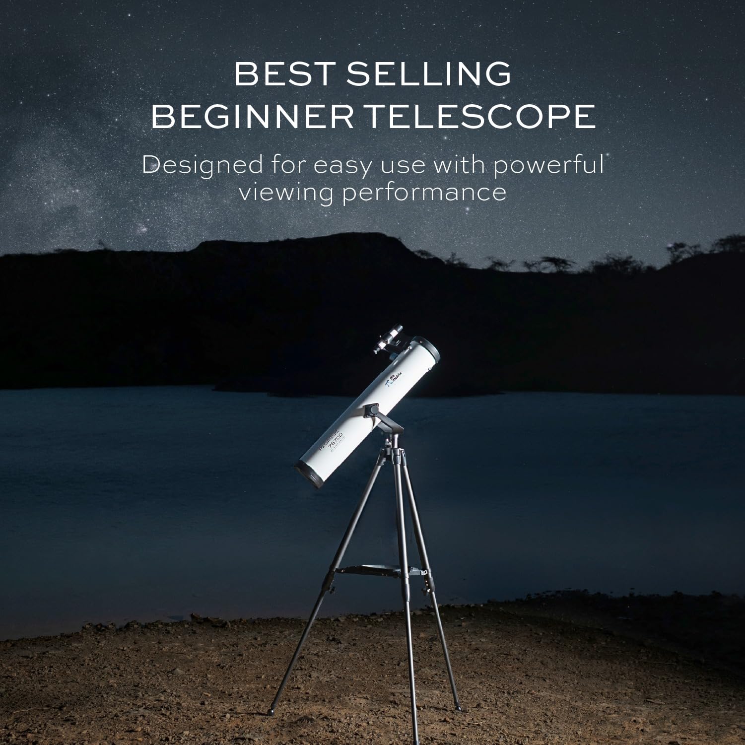 Pie Matrix Pegasus 76700 Newtonian Reflector Telescope with 235x Ultra HD Zoom,Fully Coated Glass Optics,Alt-Az Mount, Professional Telescopes to Explore Moon, Saturn Rings, Planets & Deep Sky Objects — Amazon image 3