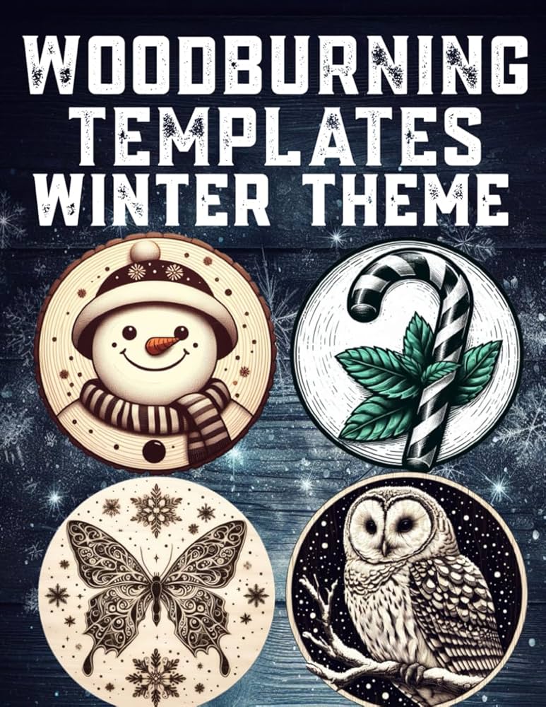 Woodburning Templates Winter Theme: Christmas Template Book for Decorative Branch Discs, Pyrography patterns: Diana: 9798867448783: Amazon.com: Books woodburning-templates-winter-theme-christmas-template-book-for-decorative-branch-discs-pyrography-patterns-diana-9798867448783-amazon-com-books