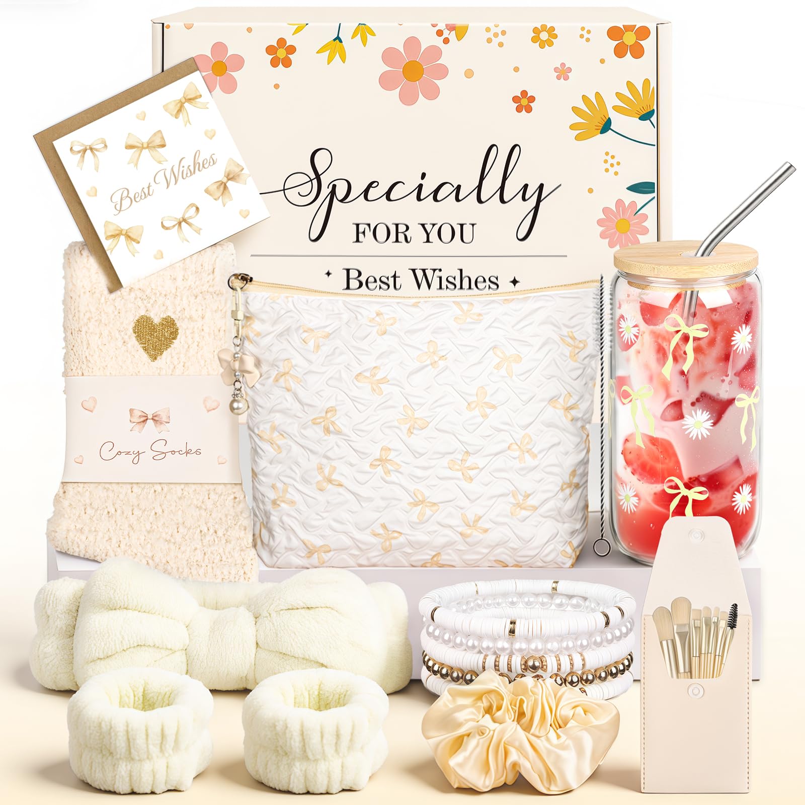 TUZELIYA Cadeaux pour filles adolescentes de 9, 10, 11, 12, 13, 14, 15, 16, 17, 18 ans, cadeau d'anniversaire pour fille, petite-fille, sœur, meilleure amie, nièce, beige