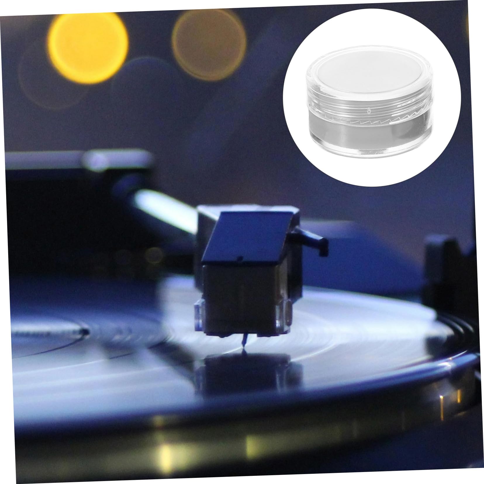 Gel Pulitore per Puntina del Giradischi in Plastica Bianco Formula Detergente per Prolungare la Durata dei Dischi Vinile