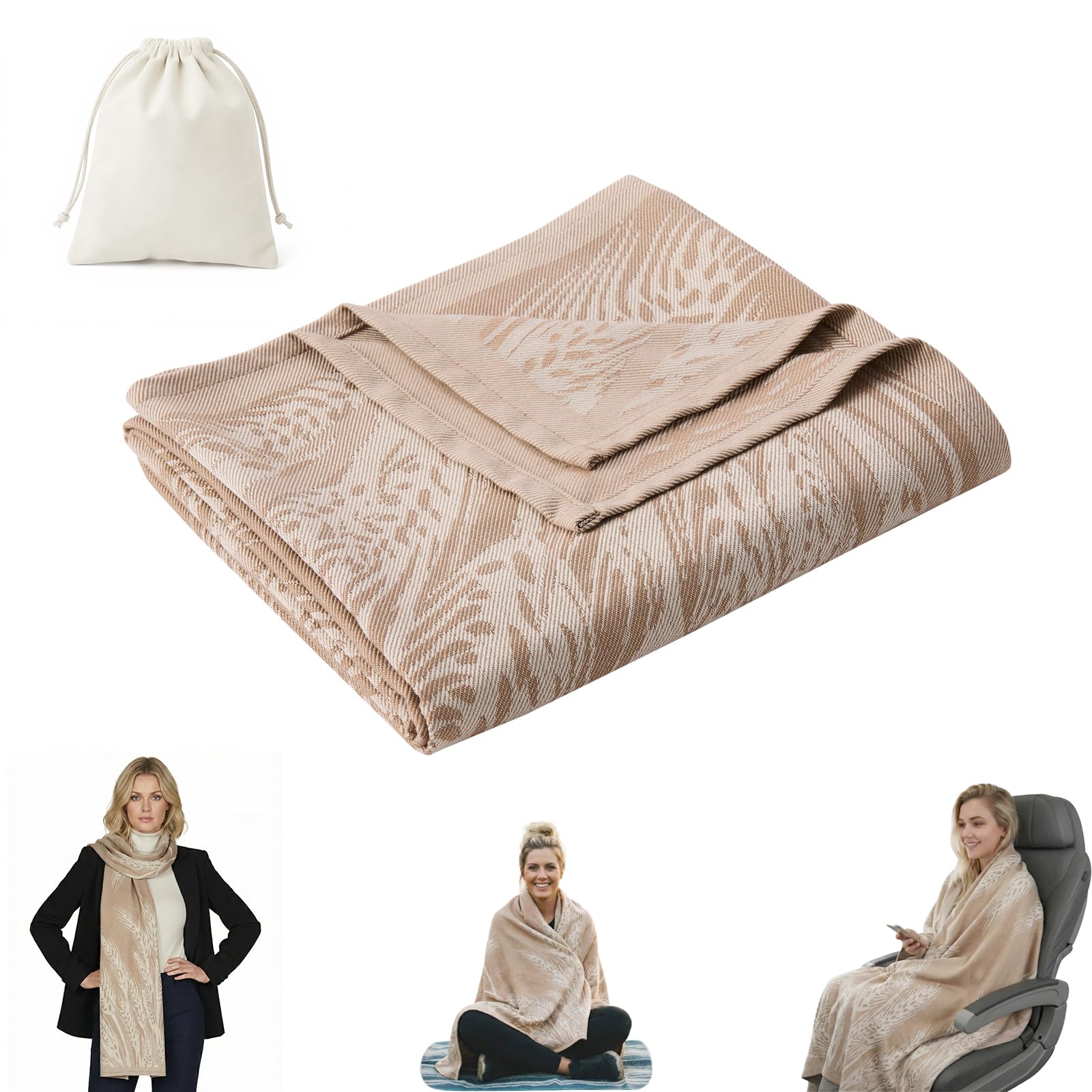 【希少】BOEING BLANKET Amazon.com : Travel Blanket Airplane - Ultra Soft & Lightweight