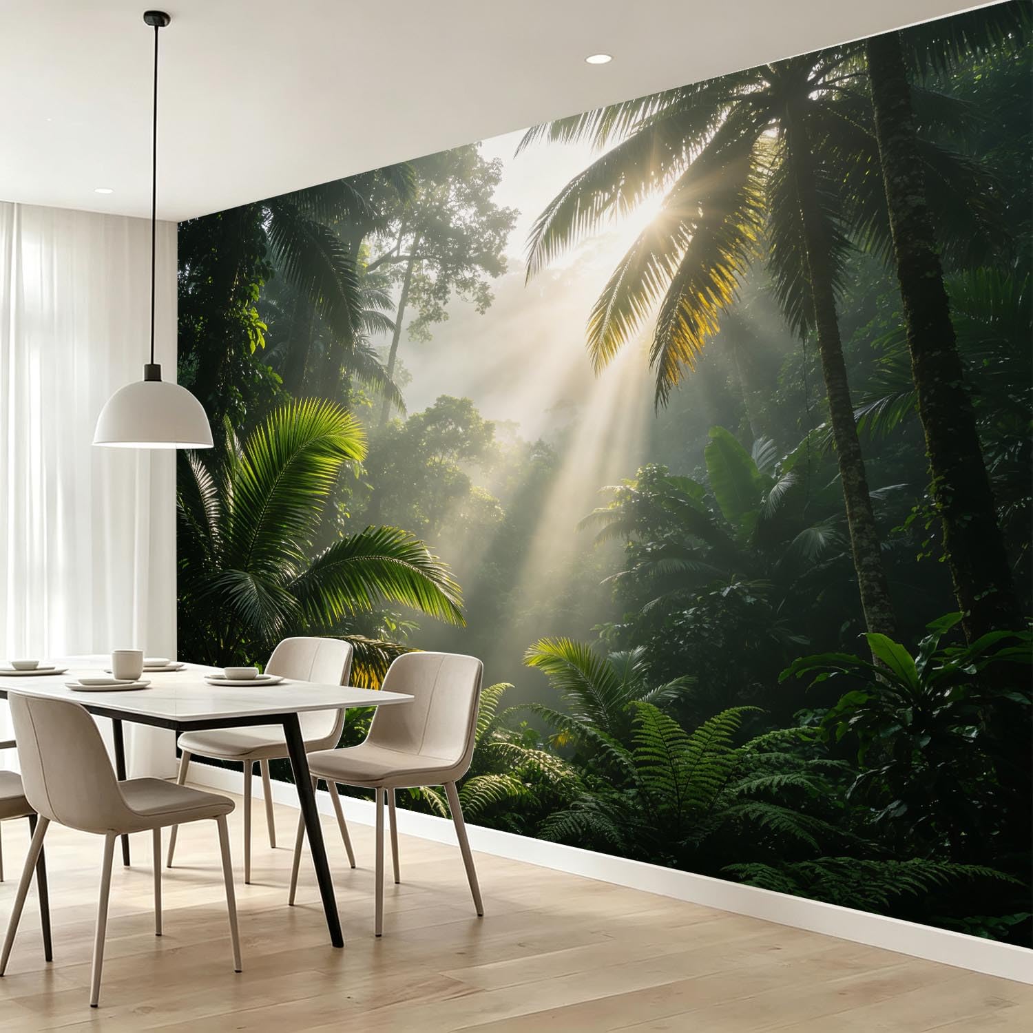Fototapete Dschungellandschaft Tapete 350 x 256 cm (WxH)