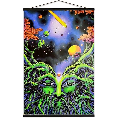 Root of Life by Space Tribe - Non-Flocked Blacklight Poster - Officially Licensed - 24