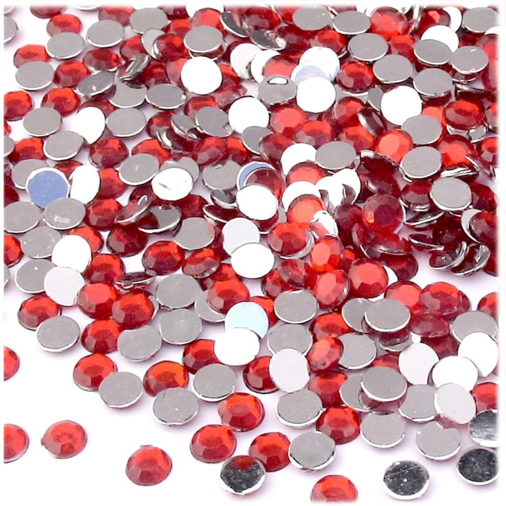 Amazon.com: The Crafts Outlet 1,000pc Rhinestones Round 6mm - 30ss ...