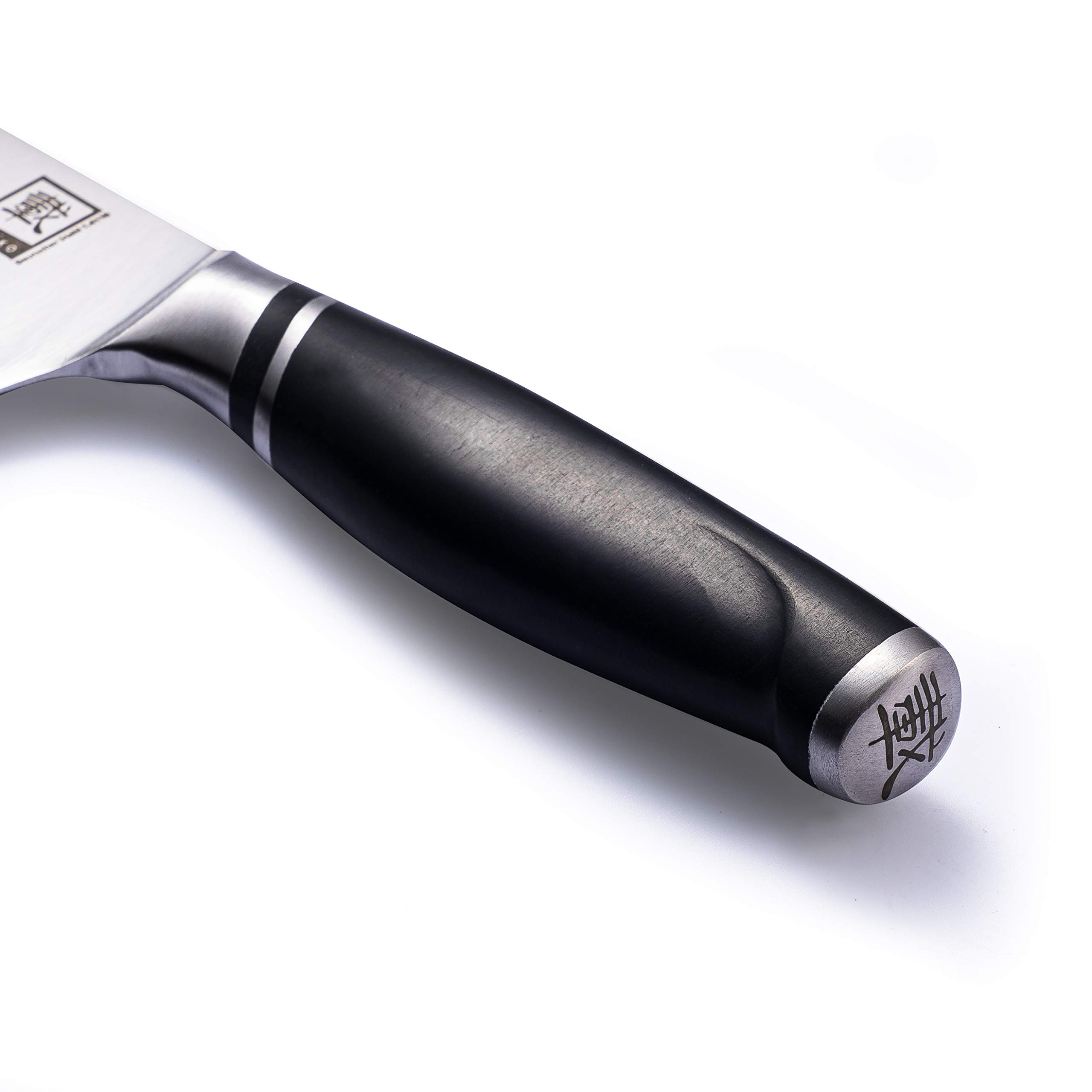 zayiko NAMI Chai Dao chinesisches Kochmesser 32 cm Länge mit 18,5 cm Klinge aus deutschem Edelstahl und ergonomischen Griff aus ABS, Vielseitiges Profi-Küchenmesser, Chefmesser, scharfes Kochmesser