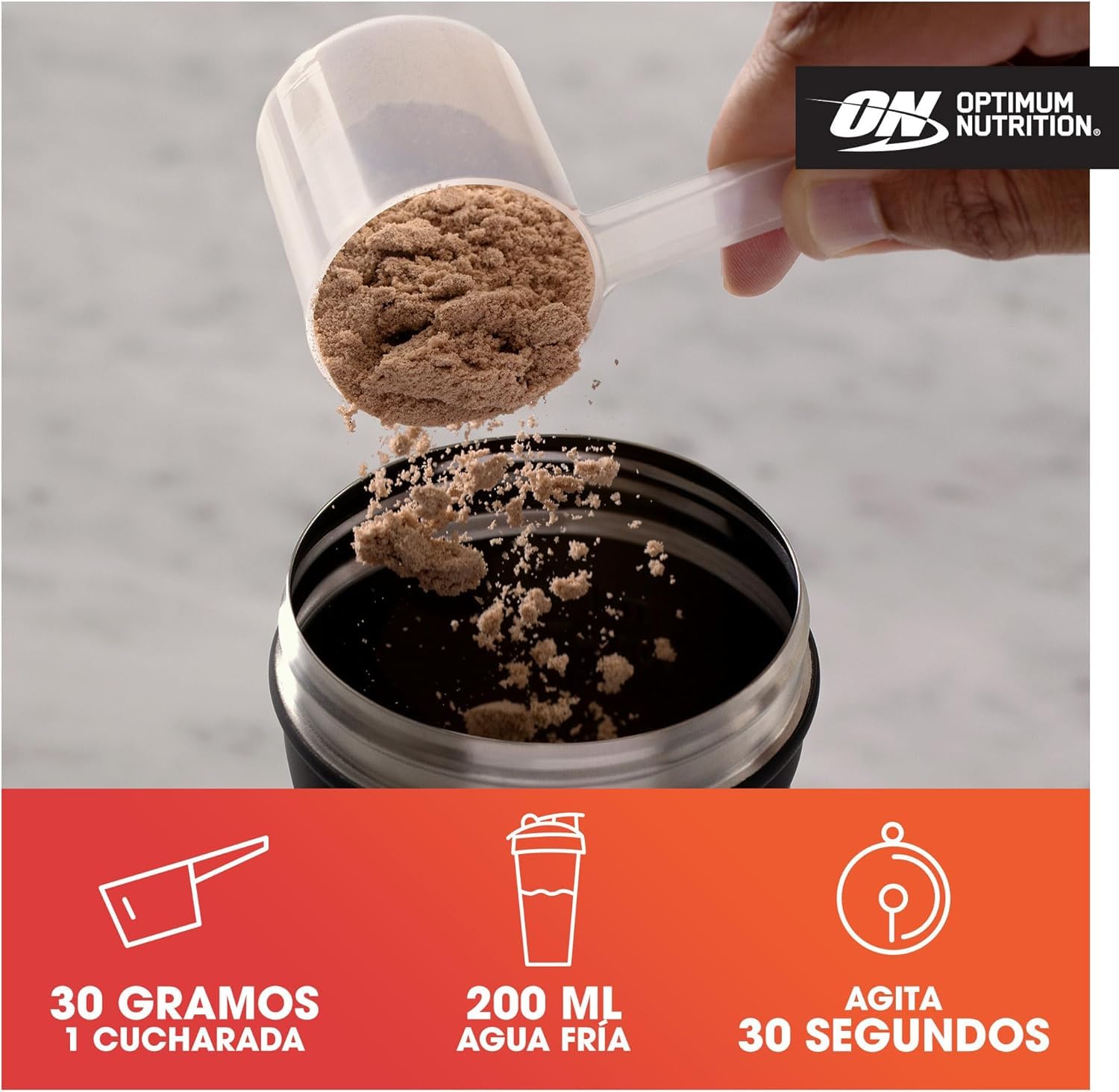 Optimum Nutrition Gold Standard 100% Whey Proteína en Polvo, 900g
