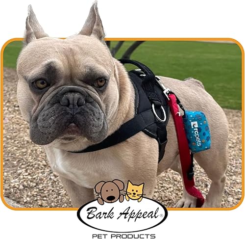 Miniatura 6 de Bark Appeal Arnés para perro, arnés sin tirones, ajustable y reflectante, arnés de chaleco acolchado suave sin estrangulamiento con mango de fácil