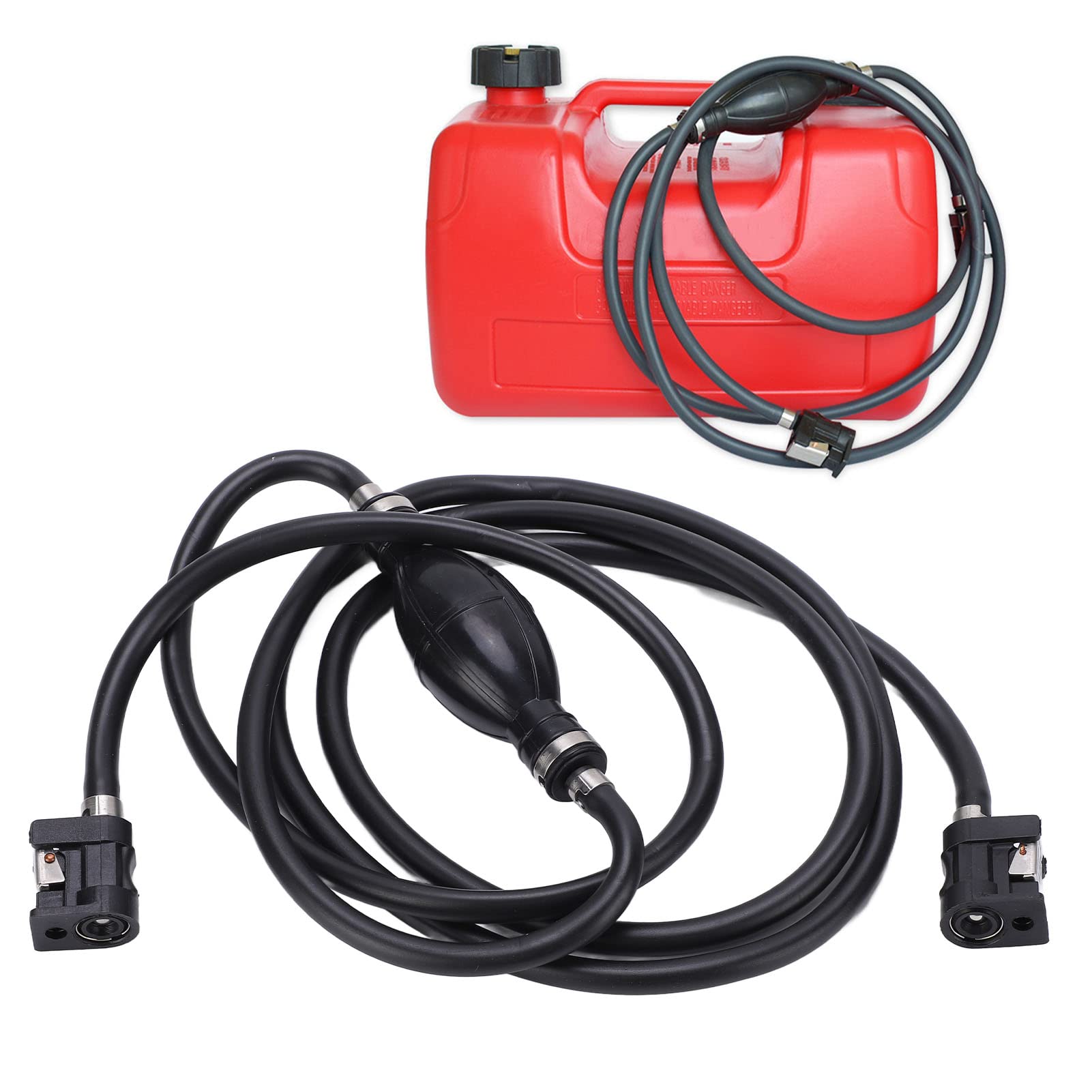 Kit Connettori Serbatoio Benzina per Motore Fuoribordo Gomma Resistente Leggero