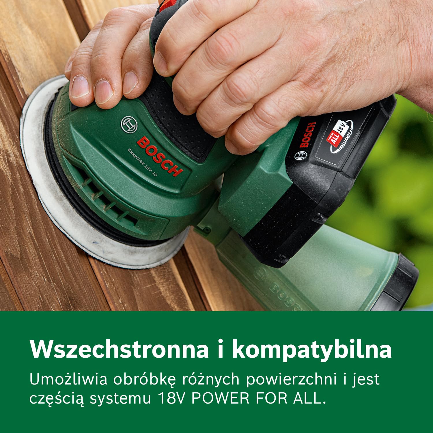 Bosch Akumulatorowa szlifierka mimośrodowa EasyOrbit 18V-10 125 mm