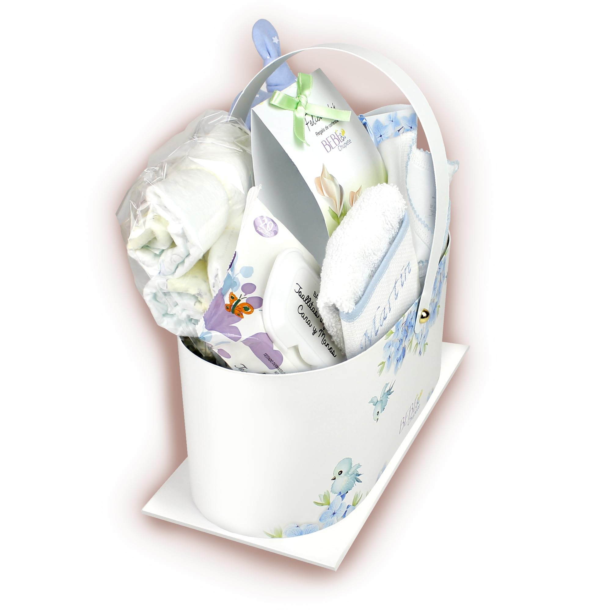 Regalo Bebe Recien Nacido Niño-Cesta Regalo Bebe-Regalo para Bebes Recien Nacidos-Primera Puesta Bebe Recien Nacido-Regalo Bebe Recien Nacido Niña-Canastilla Bebe Recien Nacido-Ropa Bebe