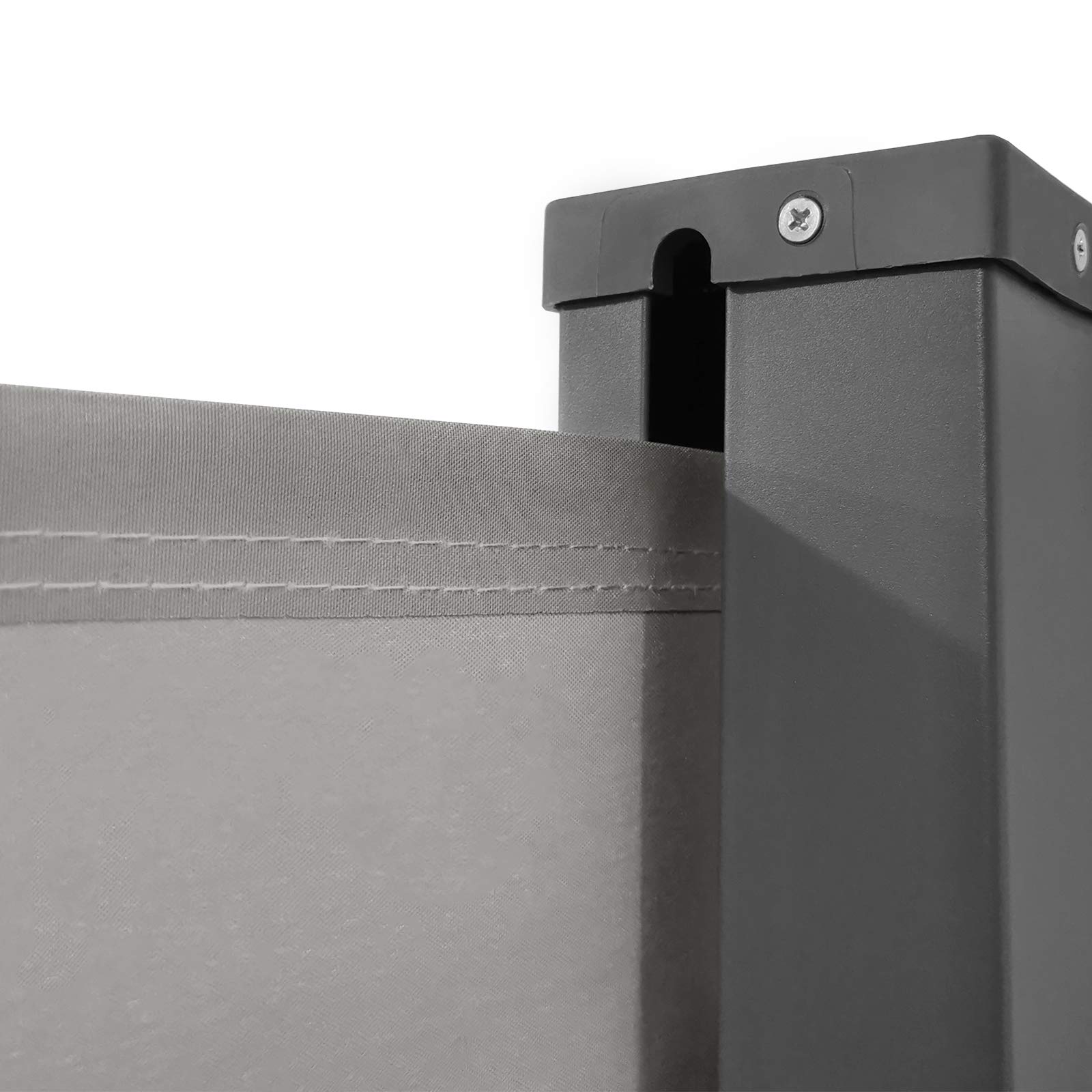 Tendalino laterale, protezione solare, paravento, tendalino in poliestere, per terrazzo, da campeggio.