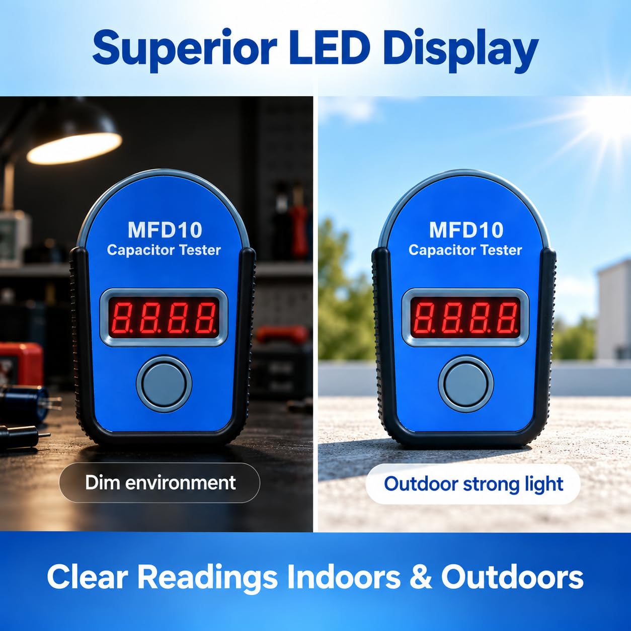 Capacitor Tester - Digital Meter for HVAC & Electronics -3