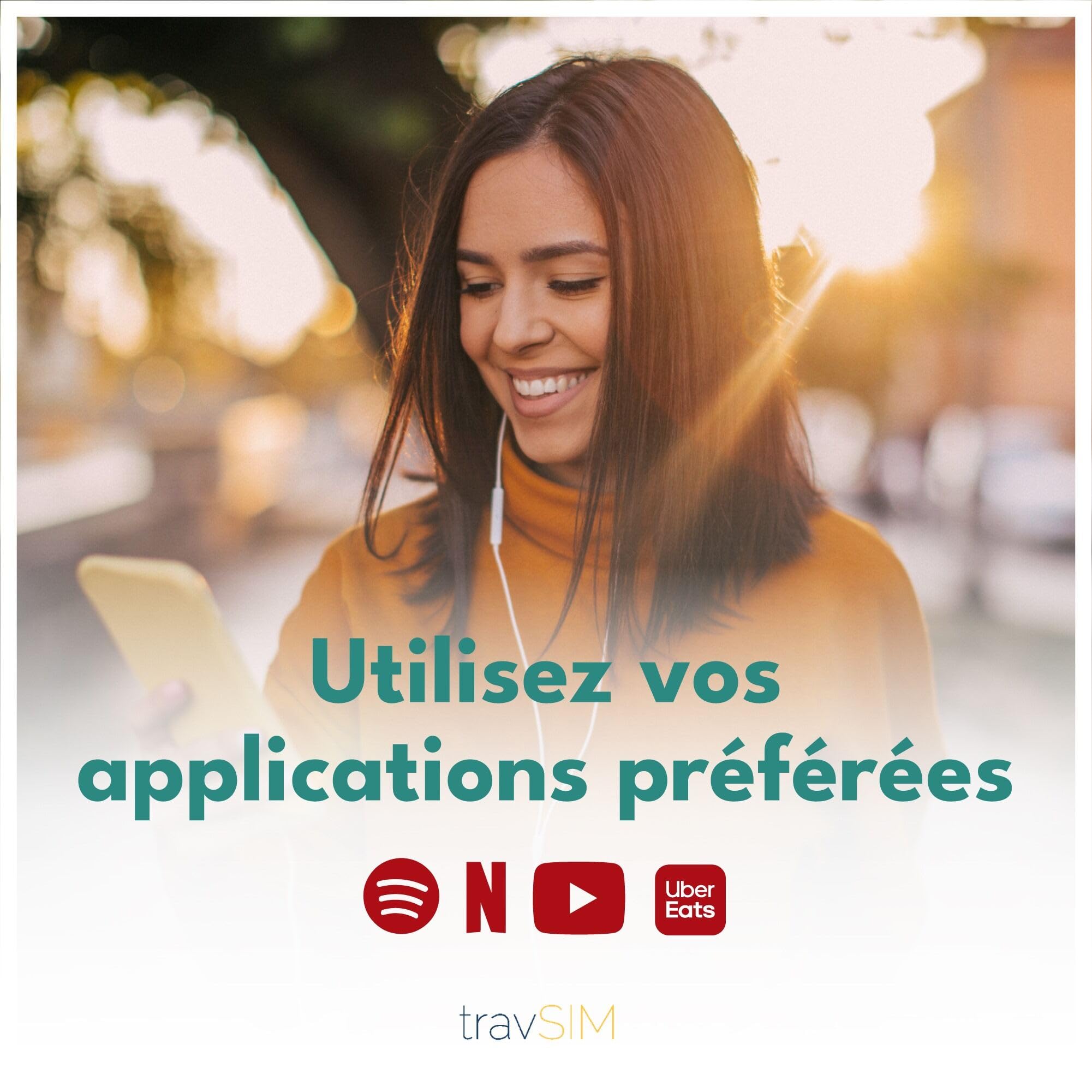 travSIM Tarjeta SIM Marruecos | 30 días – 15GB de Datos | Datos de Alta Velocidad 5G/4G | Acceso Ilimitado a Google, Facebook, Whatsapp, Instagram y más