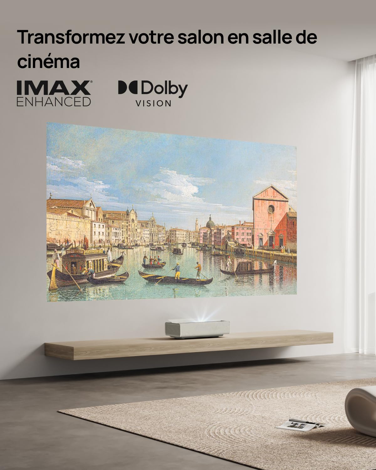 XGIMI AURA2 Videoprojecteur 4K Triple Laser Ultra Courte Focale