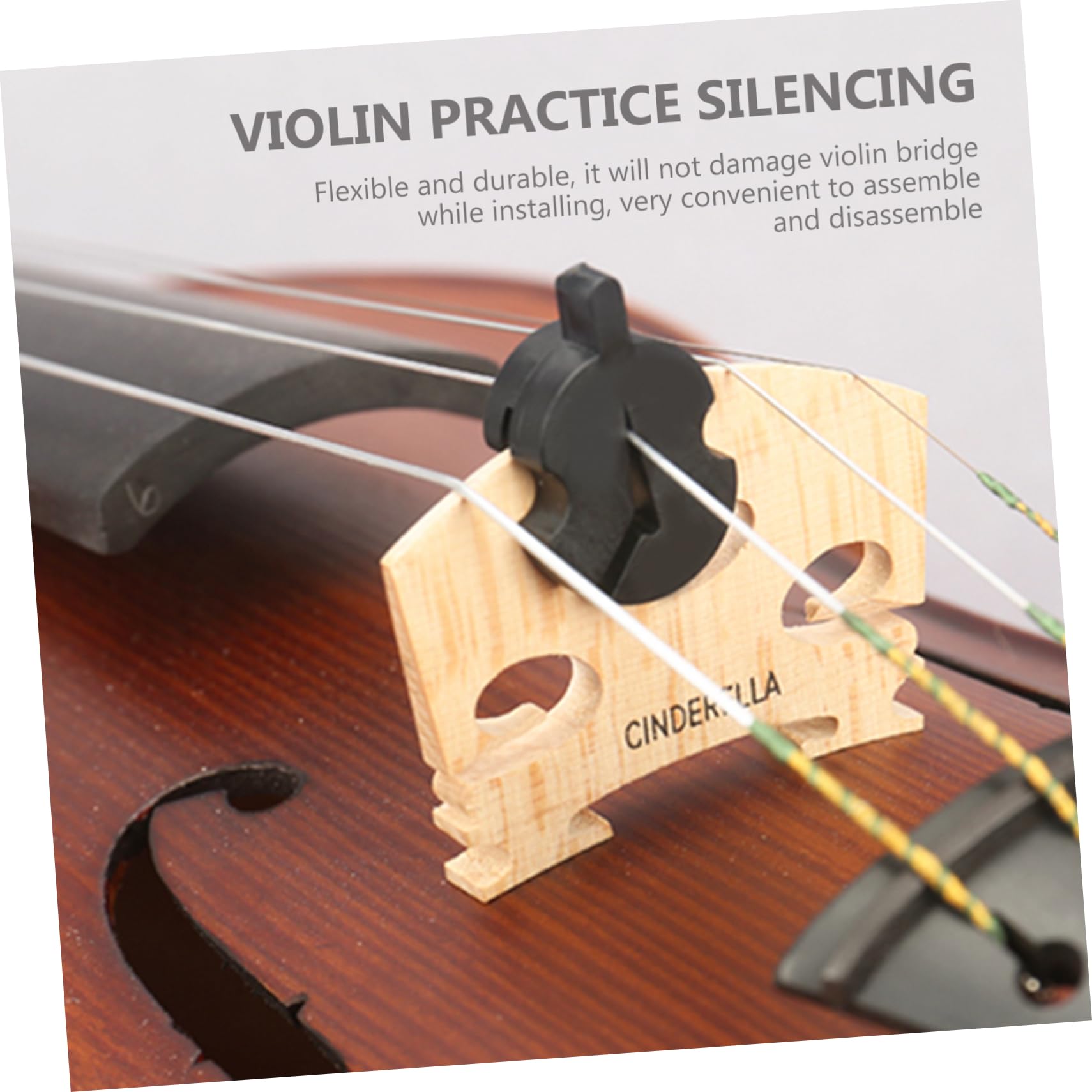 Abaodam 40pezzi Sordina Per Violino Professionale Da Accessori Per Principianti Riduzione Volume Per Pratica Silenziosa Materiale Gomma Resistente Facile Da Installare