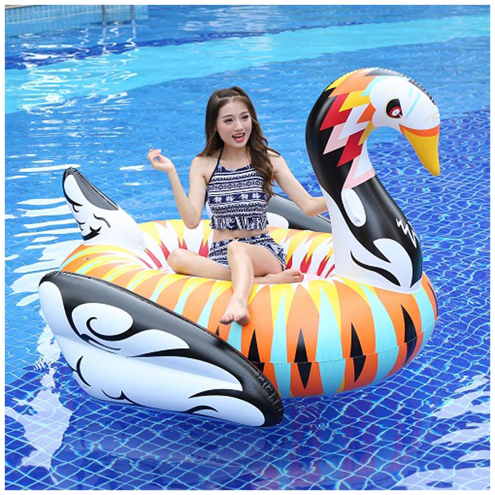 Buy Inflatable Swan Pool Float Row, Inflatable Color Swan Adult