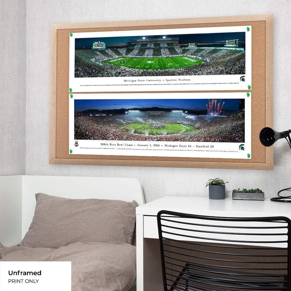 Rose Bowl 2014 Champions - Michigan State - Blakeway Panoramas College Sports Posters