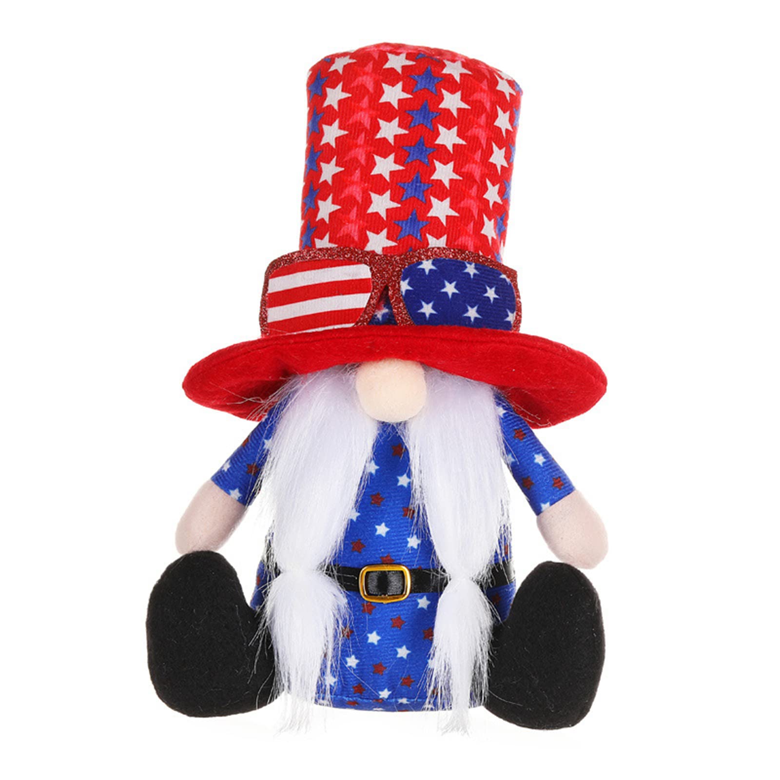 Kalttoy Independence Short Leg Star Hat Hat Ornaments Decorative Decoration for Festival Holiday Birthday Decoration Independence Day Decorations Indoor