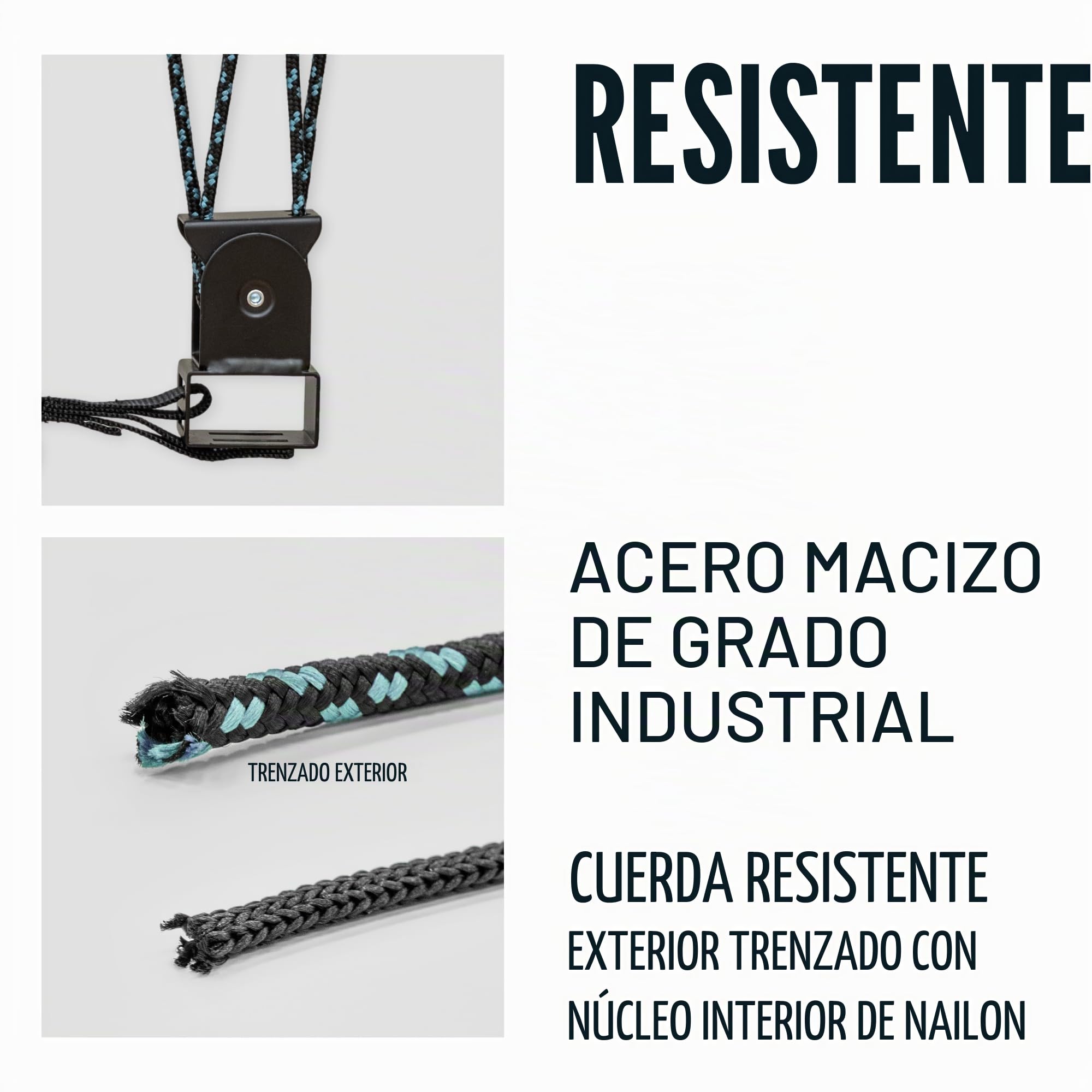 Teal Triangle Elevador de caja de carga resistente Elite, sistema de poleas de garaje de fácil elevación, soporta 68 kg, apto para techos de 2,4 m, correa antideslizante patentada, no requiere montaje