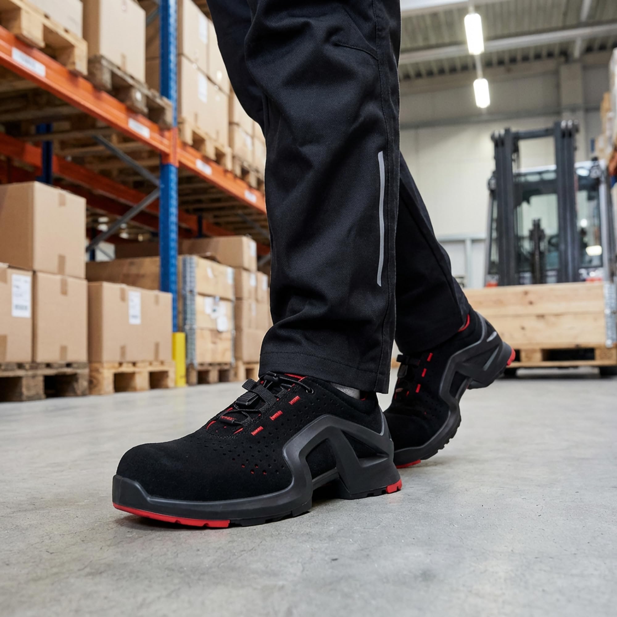 Uvex 1 Scarpe Antinfortunistica da Lavoro Industria e Edilizia S1 SRC - Nero