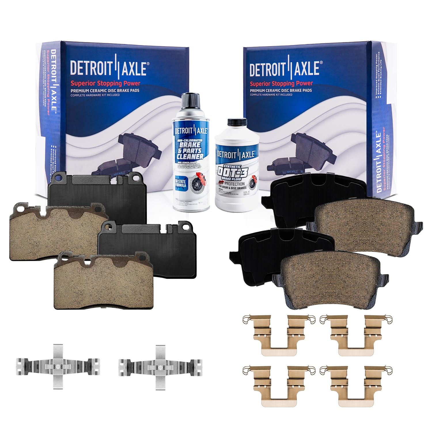Amazon.com: Detroit Axle - Brake Pads for 2013-2017 Audi Q5 Front