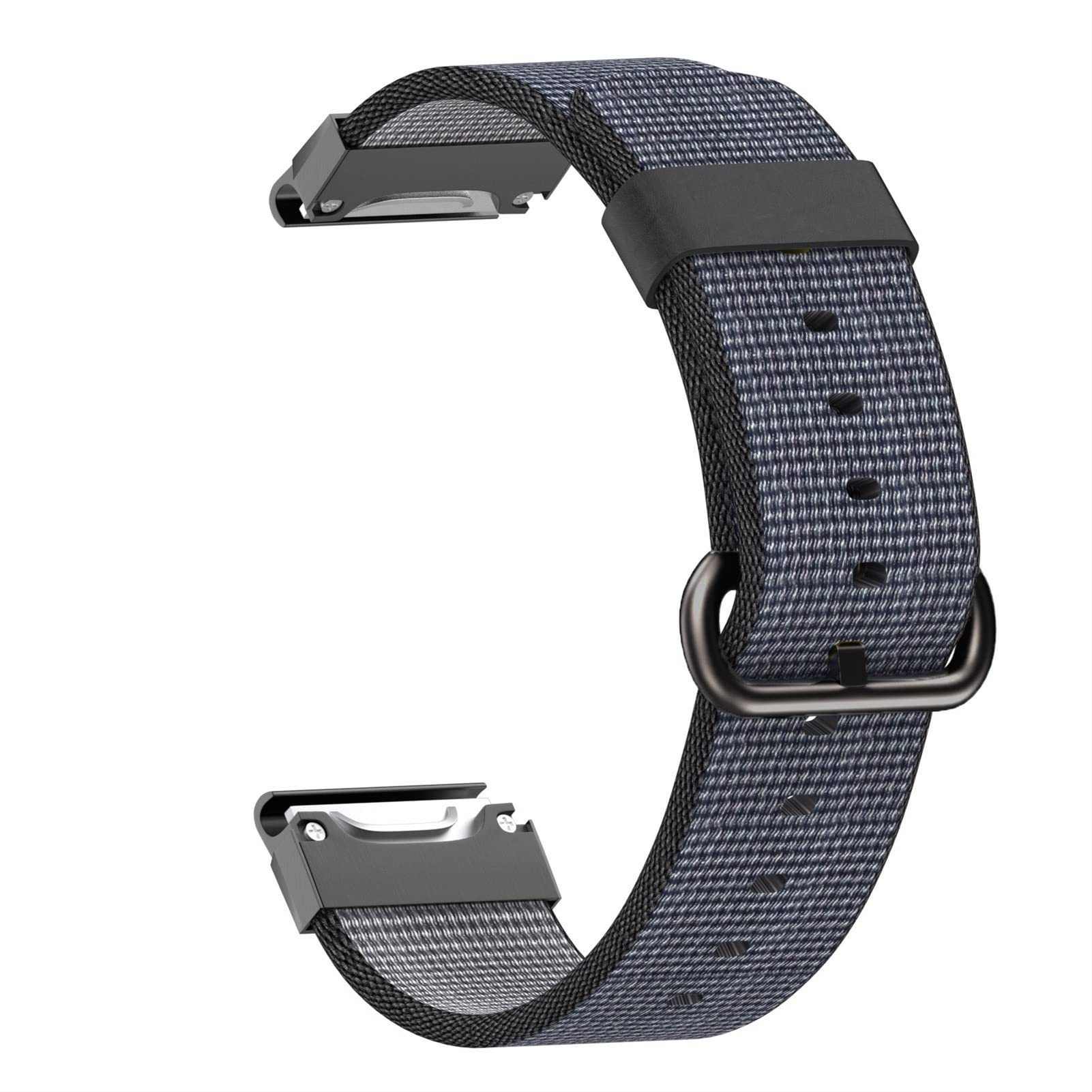 Bracelet montre nylon 22mm Garmin Quatix 5 aux finitions soignées et tissage haute densité