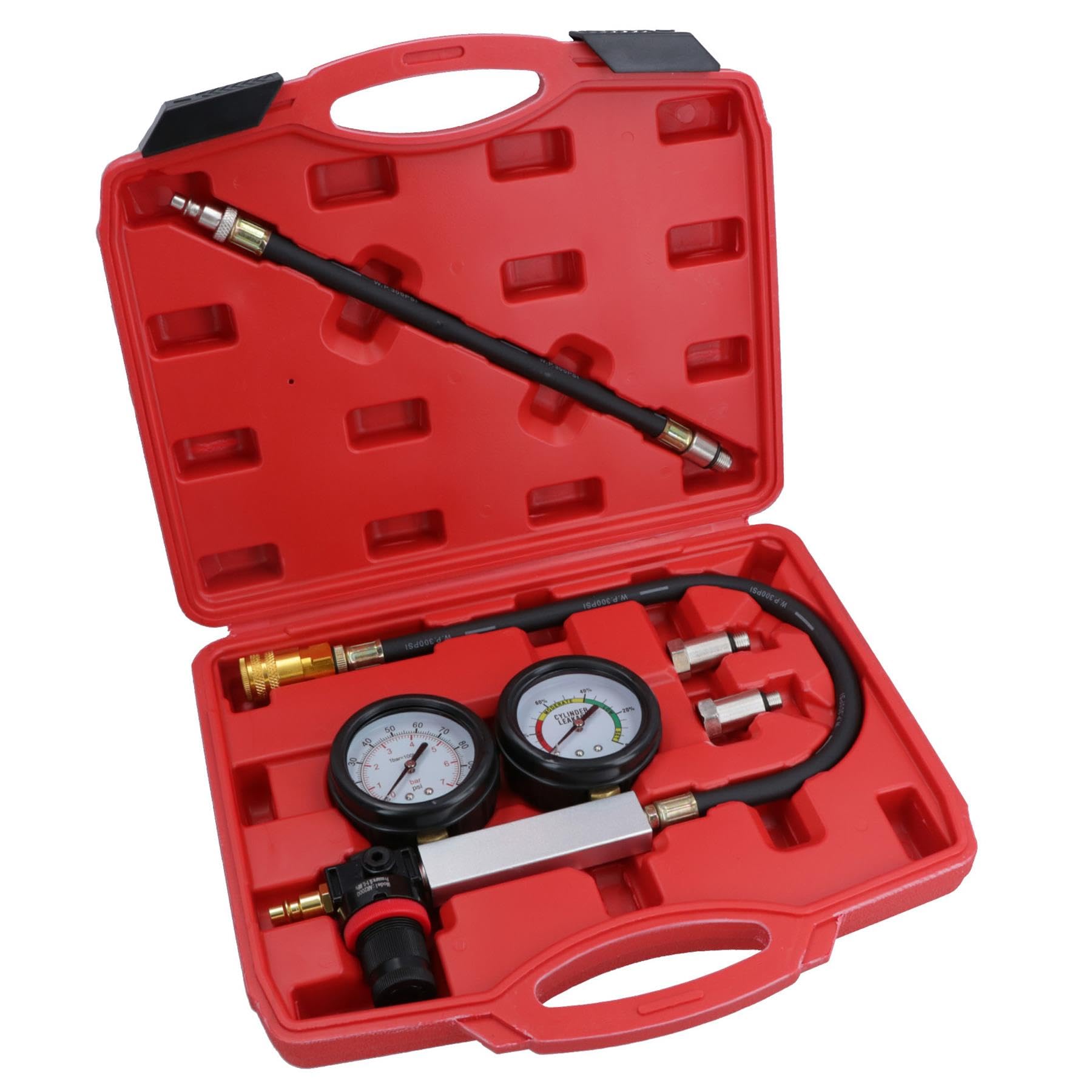 AB Tools-US Pro Detector de Fugas de Cilindros/comprobador de Fugas de compresión en los Motores Gasolina juego270