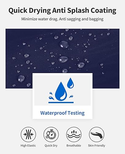 Miniatura 5 de beautyin Trajes de baño de una pieza para mujer, trajes de baño atléticos Boyleg para entrenamiento conservador