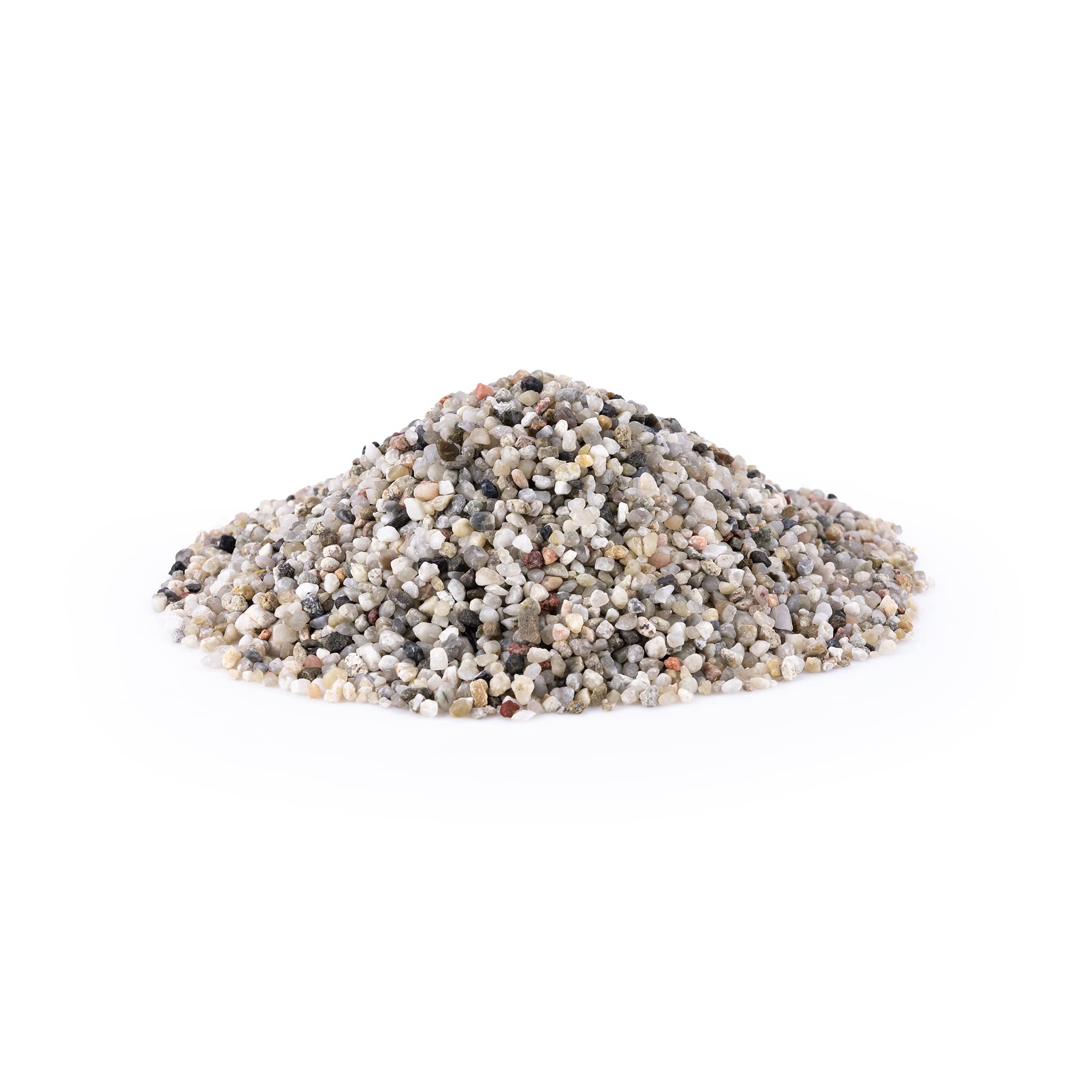 TM Aquatix Aquarium Sand Gravel Fish Tank Natural Substrate (2kg, Grey 2-3mm) — image 1