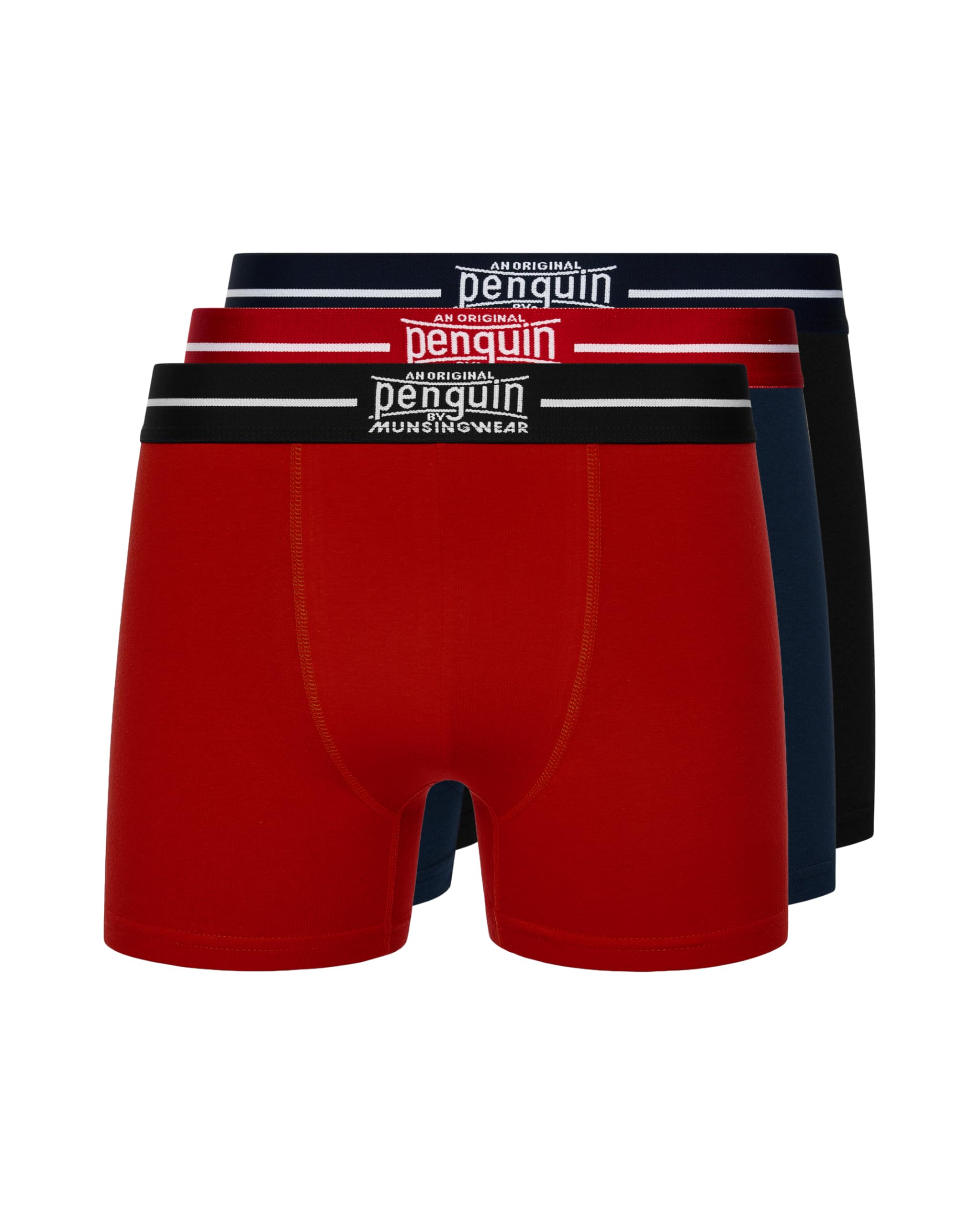 Original Penguin Mens 3 Pack Boxer Shorts Underwear Underpants Trunks Multipack Boxers(S/3pack-MUXPE1430)