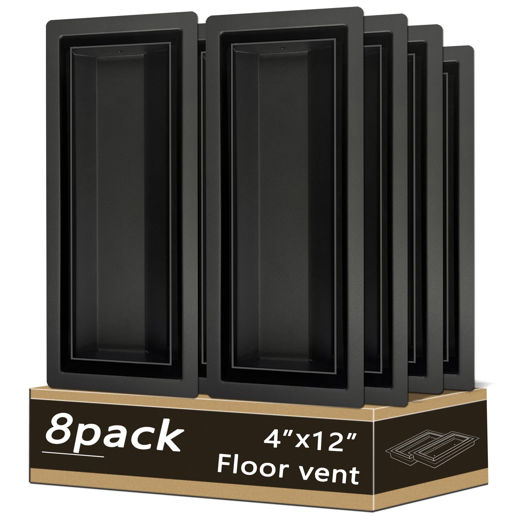 Grille d'aération de plancher anti-blocage pour optimiser le flux d'air