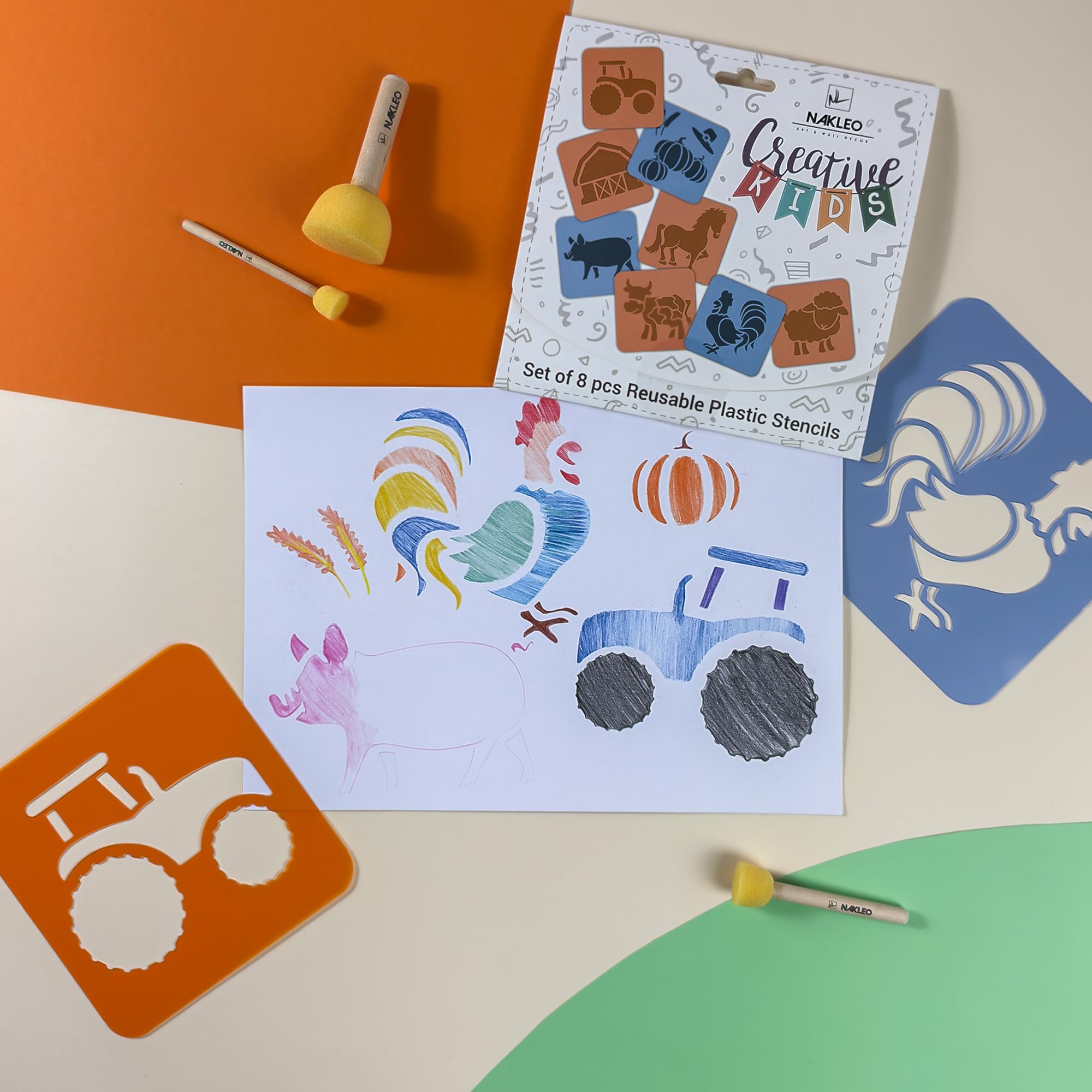 Schablonen Malen Kinder Qpout 20pcs Farbzeichnungsschablone Für Kinder,  300+ Muster Mal Schablonen Kinder, image size:2000x2000