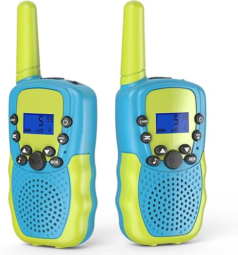 Walkie Talkies para niños, juguetes para niños de 3 a 10 años, Walkie Talkies para niños de 3 millas de alcance de 22 canales, radio de 2 vías,