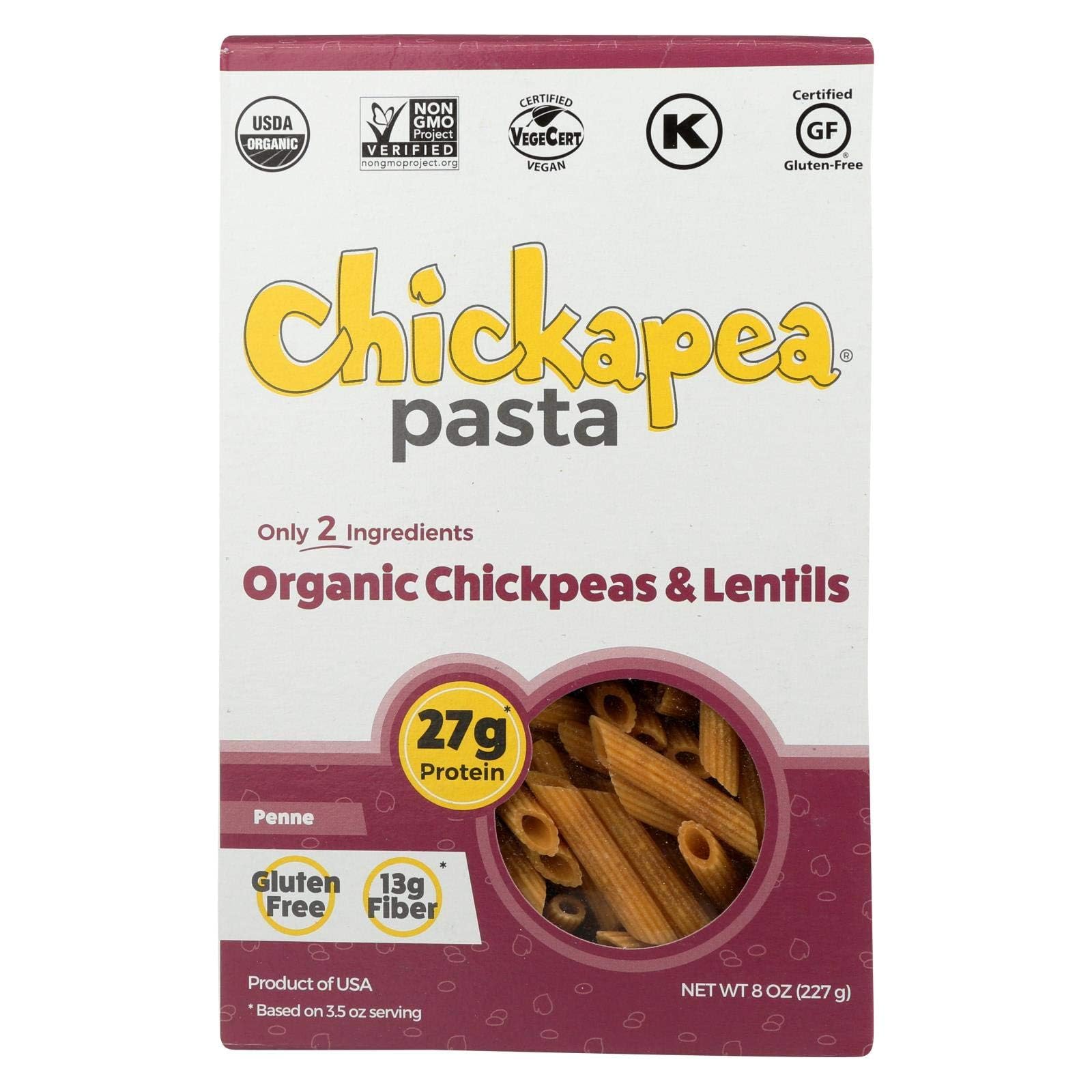 Chickapea Pasta Penne