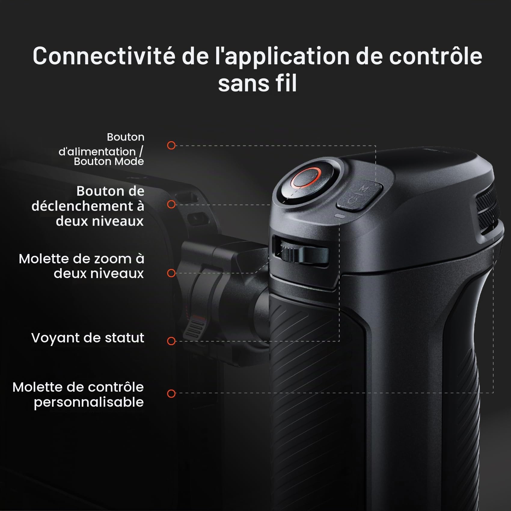 PGYTECH ProShot Kit Cage Vidéo pour Smartphone, Stabilisateur Professionnel pour Vlog en Aluminium avec Double Poignée à Libération Rapide & Commande Bluetooth sans Fil pour iPhone 17 Pro