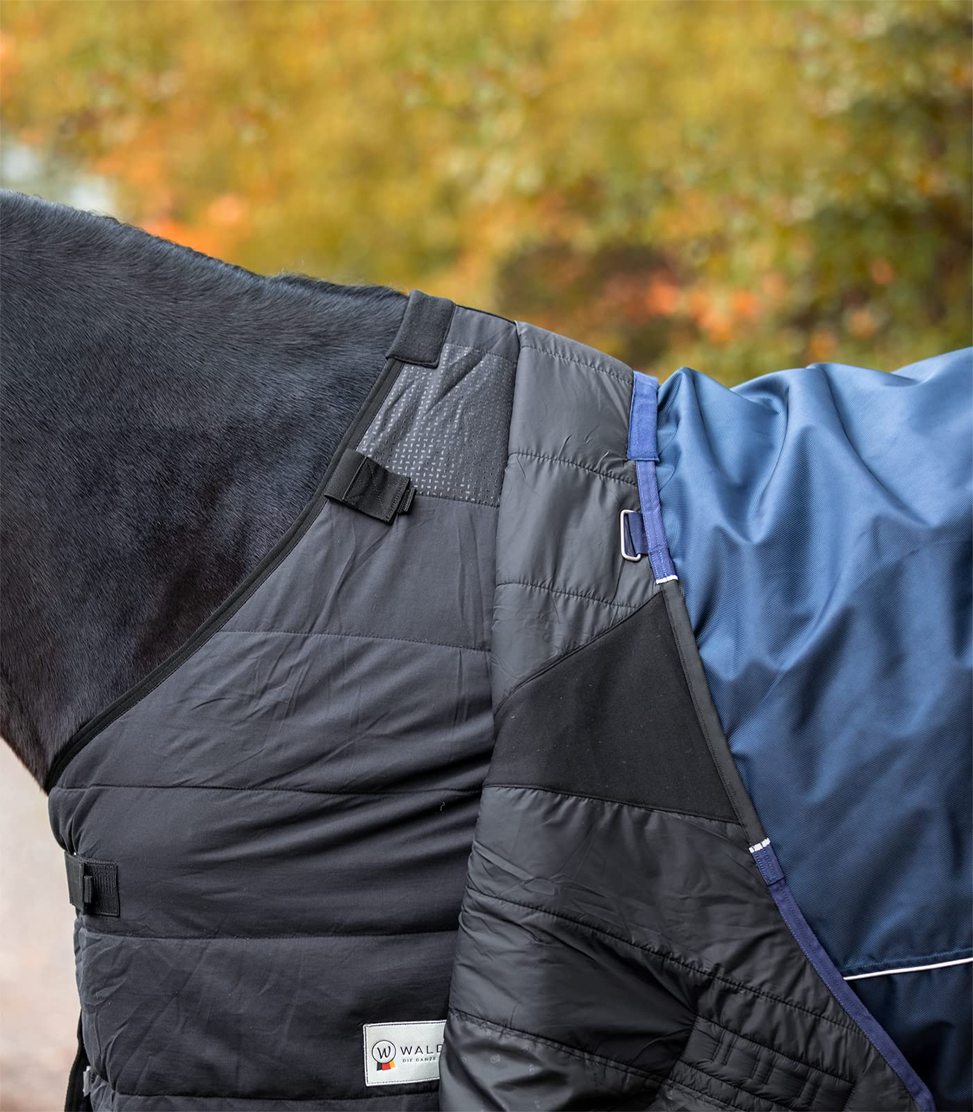 Waldhausen Fleece Unterdecke, schwarz, 135 cm