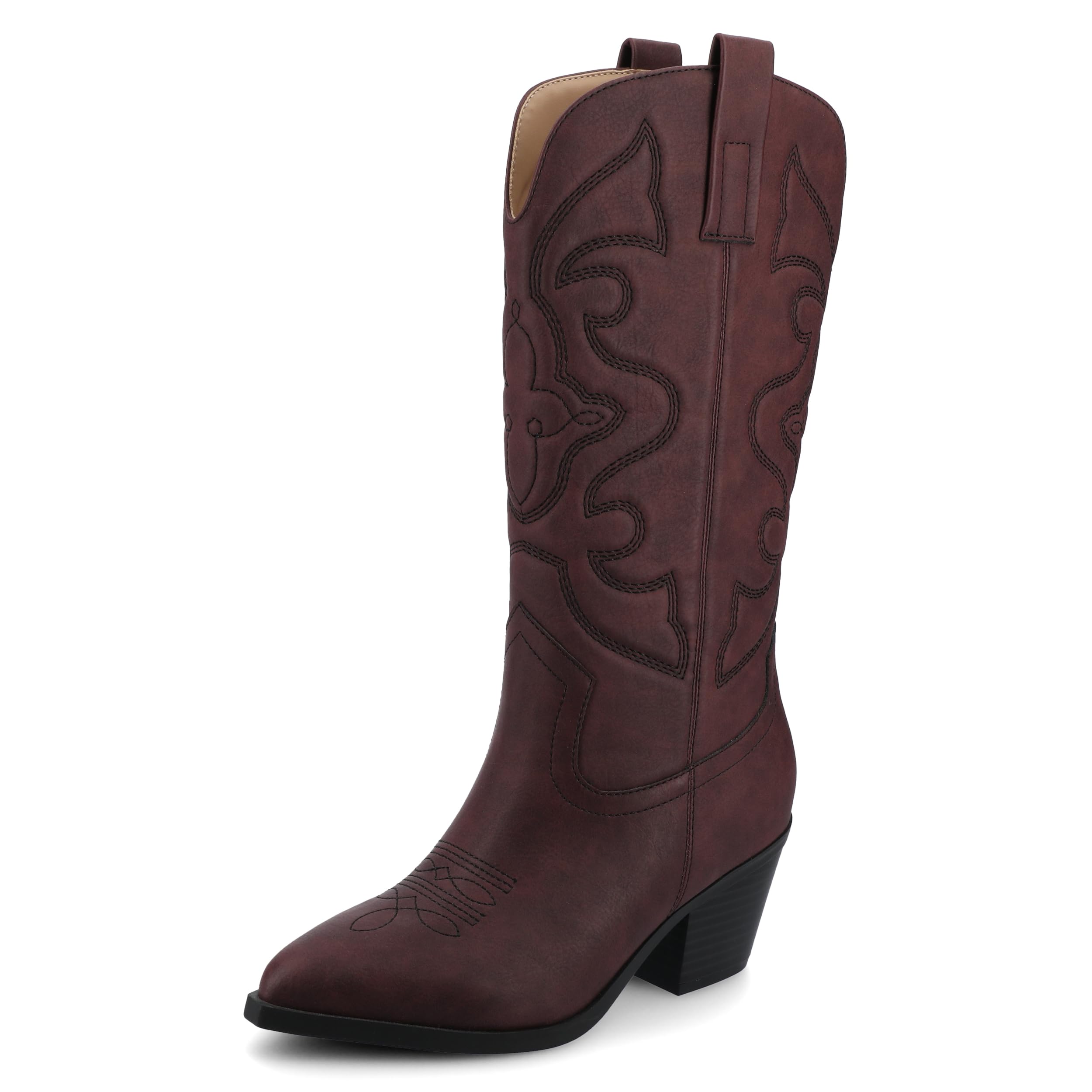 Journee Collection Womens Chantry Western Boots