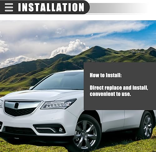 Miniatura 4 de Motoforti Cubierta de la almohadilla del pedal del embrague de freno, para Acura MDX 2007-2012, Caucho, 46545-S84-A81, Negro