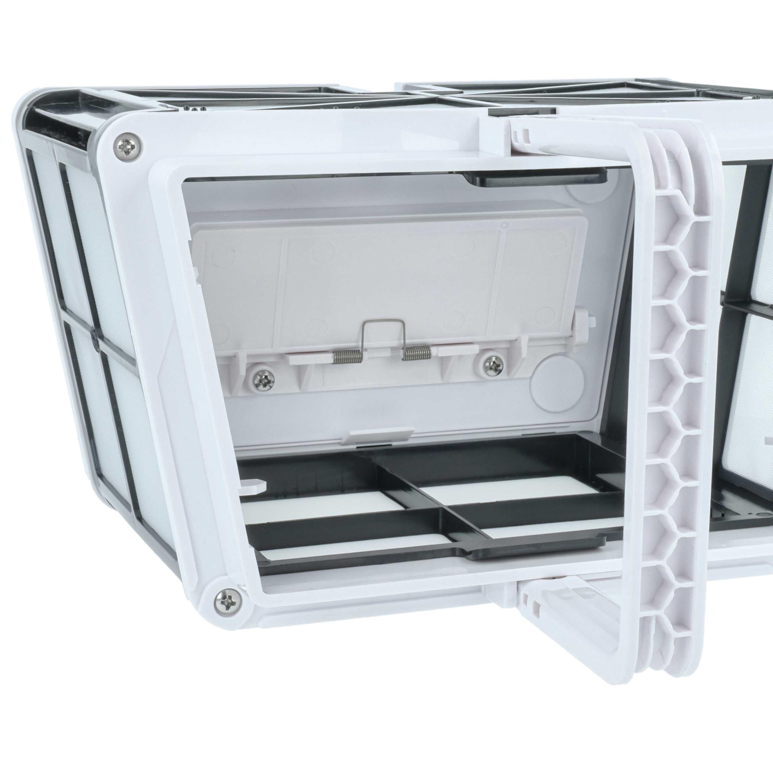 vhbw Filterkorb mit Motorschutz kompatibel mit Dolphin Classic Light Poolsauger, Poolroboter - 23,5 x 14,5 x 18 cm