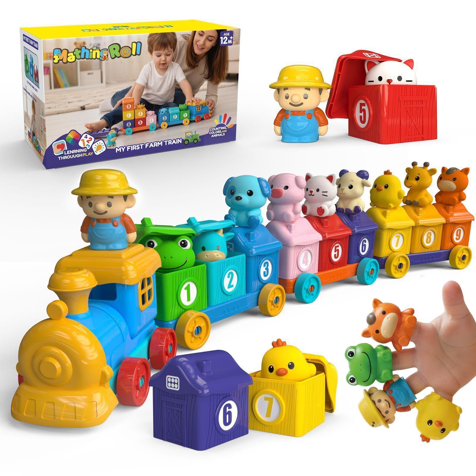 Pociąg Zabawka Edukacyjne Interaktywne Gry