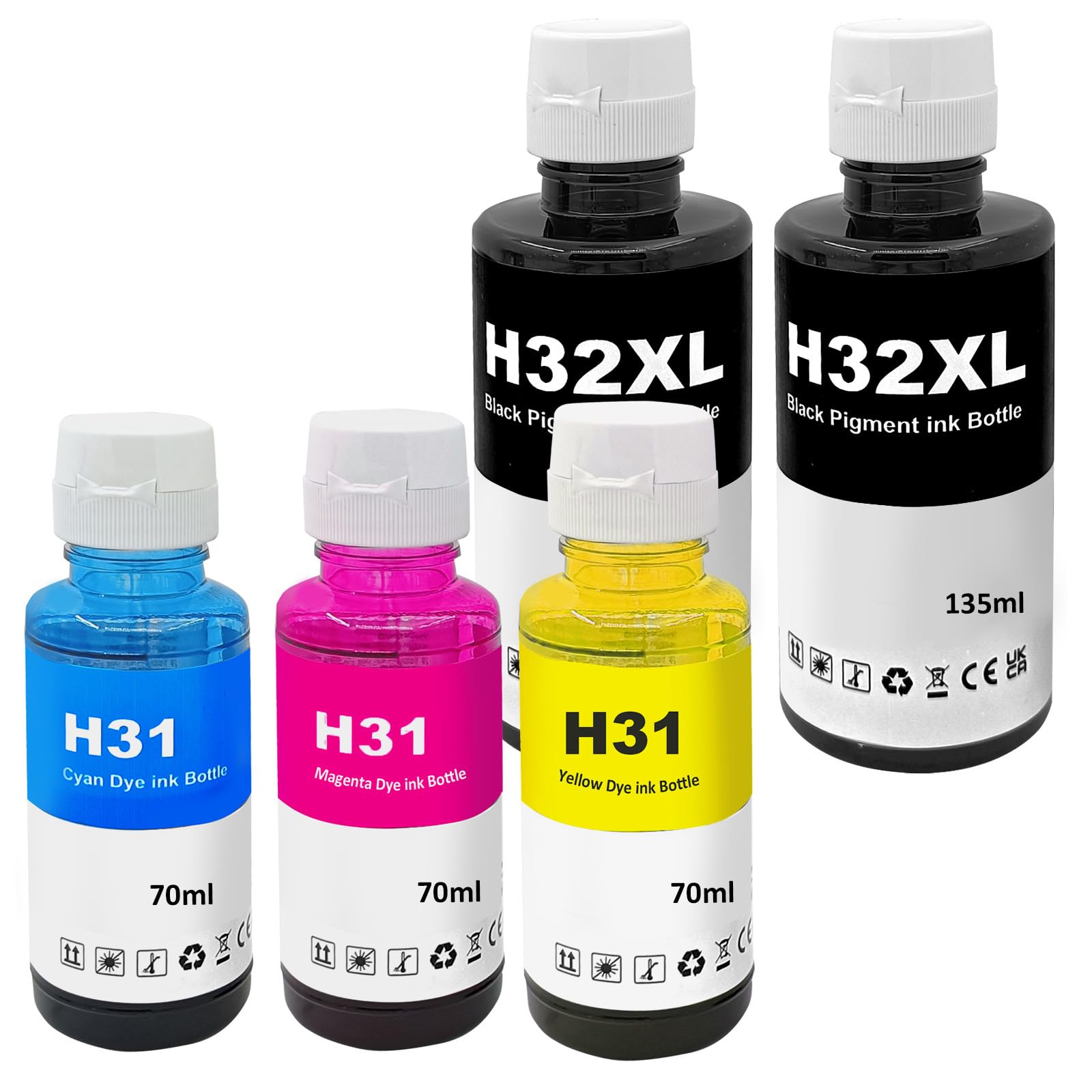Amazon.co.jp: 【LAIPENG】31 32XLインクボトル 互換 HP 31 32 XL
