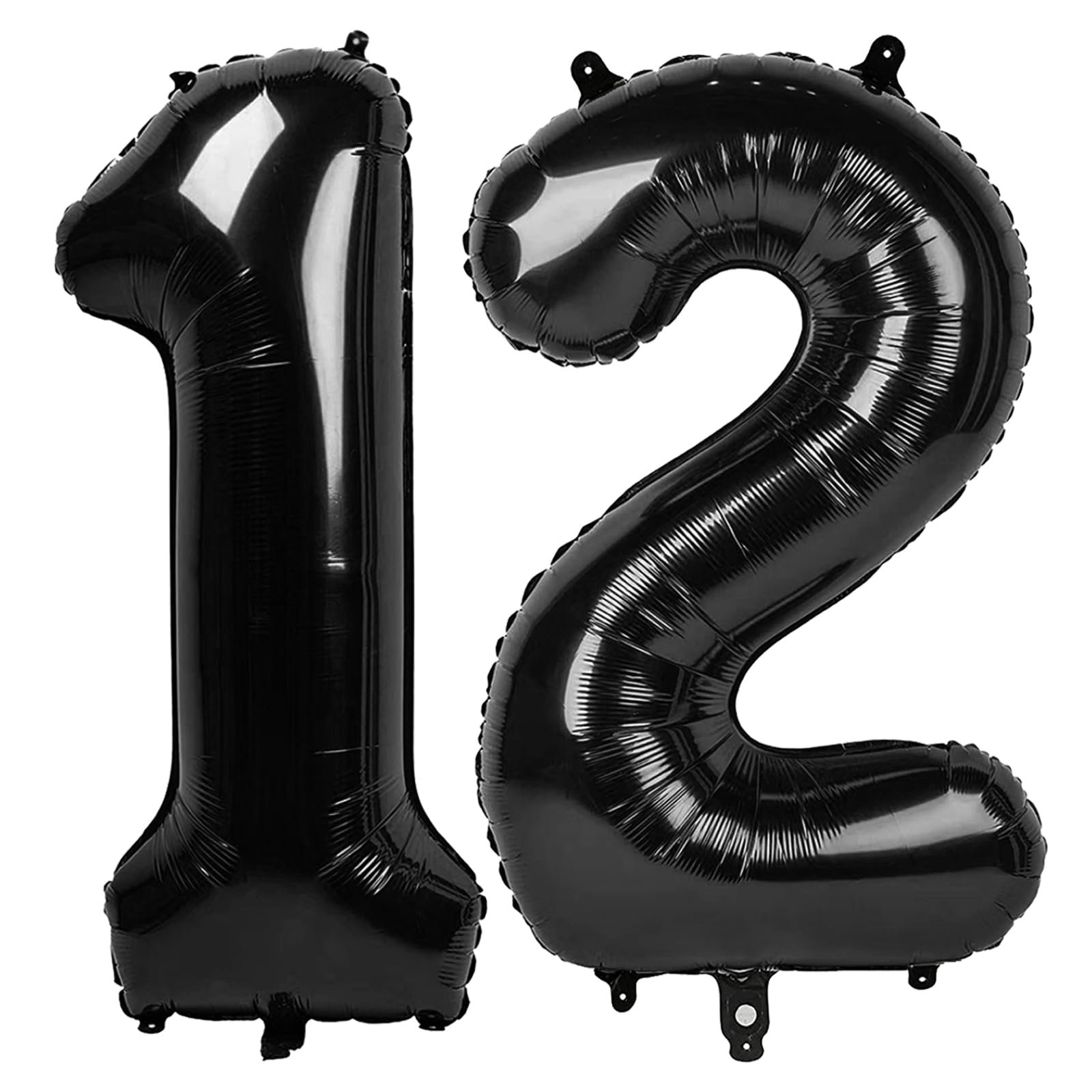 Photo 1 of IWERP Black Number 12 Balloon - 40 Inch