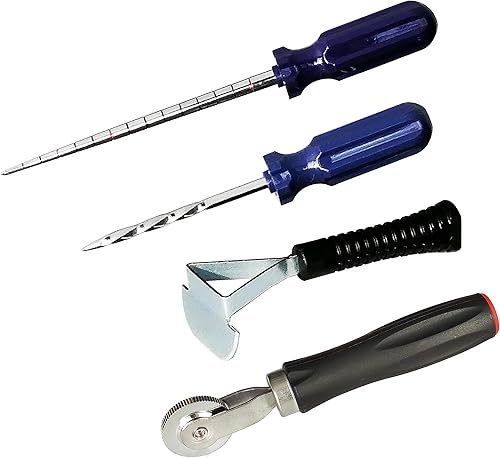 Miniatura 2 de HT-M61 Kit de herramientas de reparación de neumáticos; raspador de revestimiento interior de neumáticos, 1 sonda de reparación de neumáticos, 1