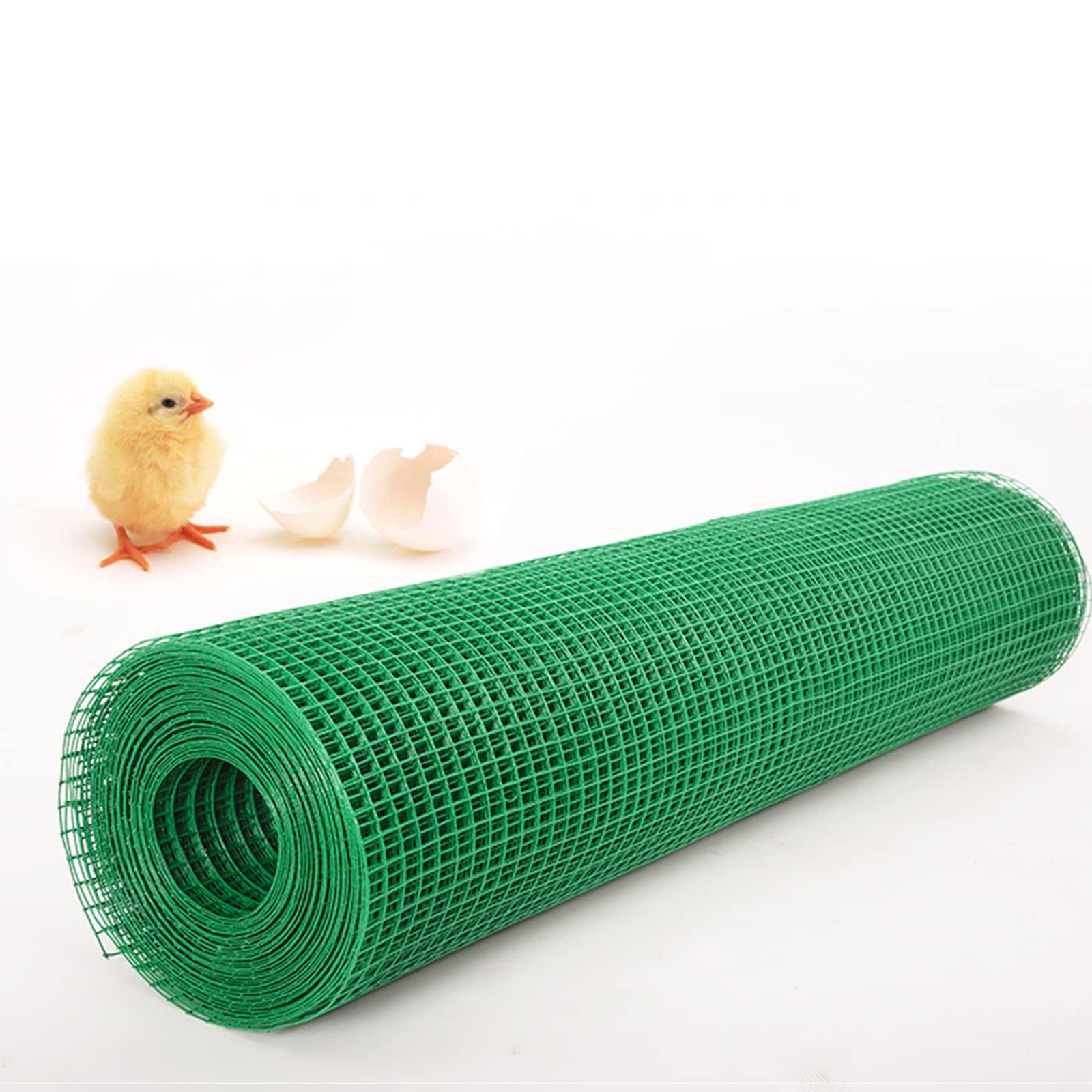 LFFH Cerca De Malla De Alambre, Recubierto De PVC Rollos De Cerca De Alambre 6CM Diámetro De Malla De Jardín De Malla De Esgrima De Aves De Corral De Malla For La Granja Parcela Vegetal Color : 1.6m