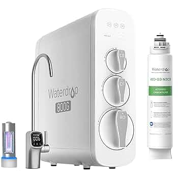 Waterdrop G3P800 Omvu00e4nt Osmos System, 800 GPD Snabbt Flu00f6de, NSF