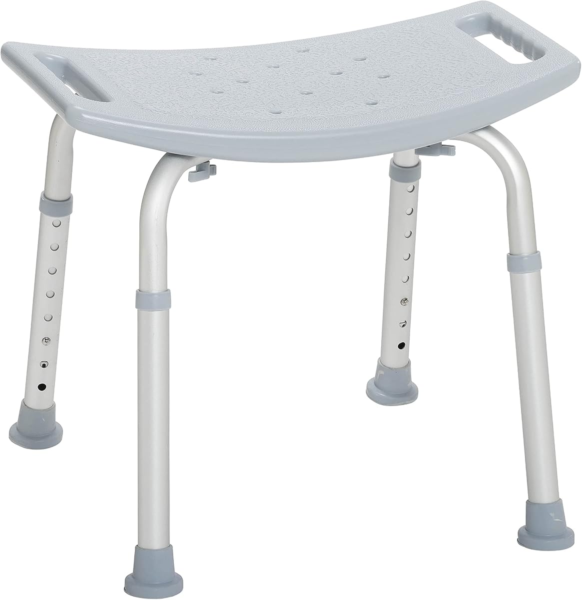 Drive Medical Adjustable Shower and Bath Chair with Suction Feet, Non-Slip | Adjustable Bath Seat with Non-Slip Suction Feet for Elderly and Disabled, Supports Up to 300 lb Capacity