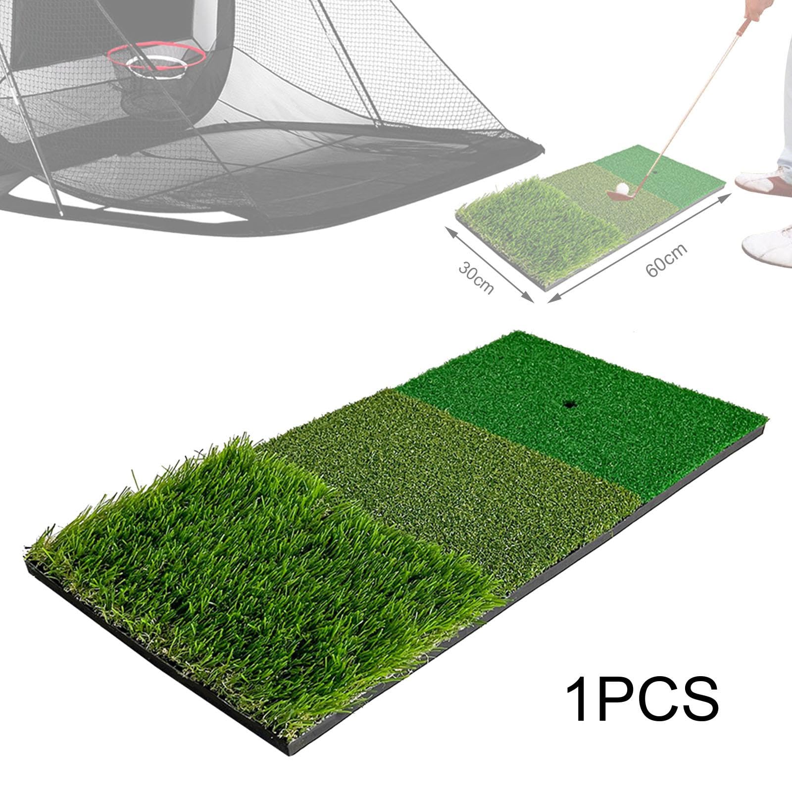 RNXRZANK Golf Hitting Mat Training Mat Indoor Mat Heavy Duty Home Use Portable Driving