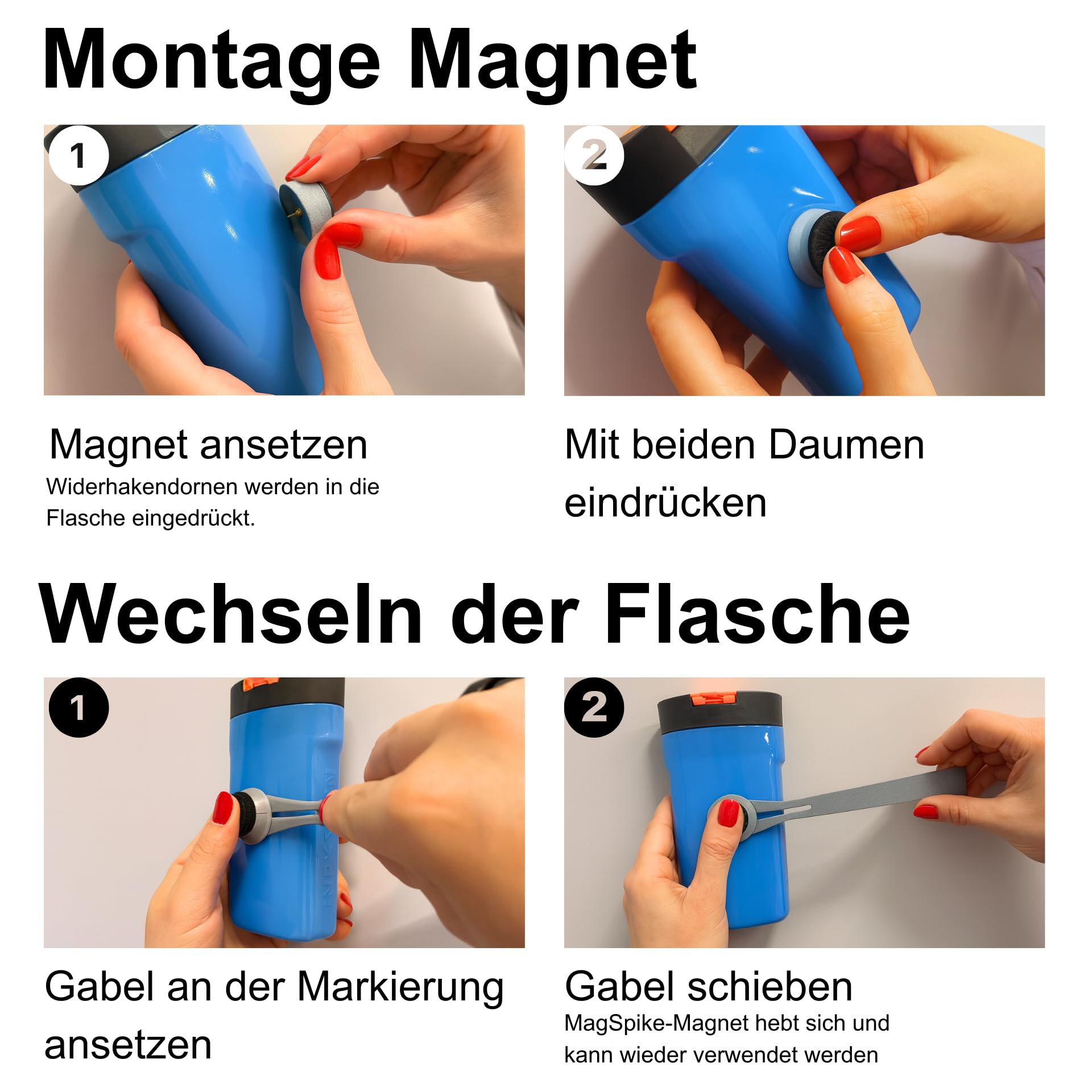 Duschablage ohne Bohren - Set L Mit integrierten Haken - Silber, wiederverwendbar, hygienisch, platzsparend und pflegeleicht mit Lotuseffekt