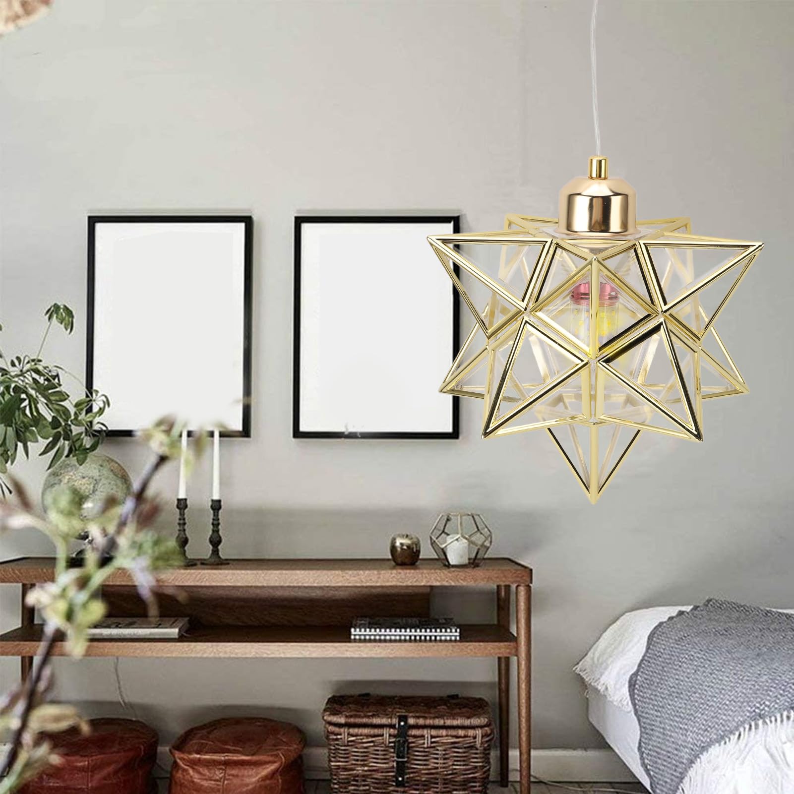 Moravian Star Flushmount Light