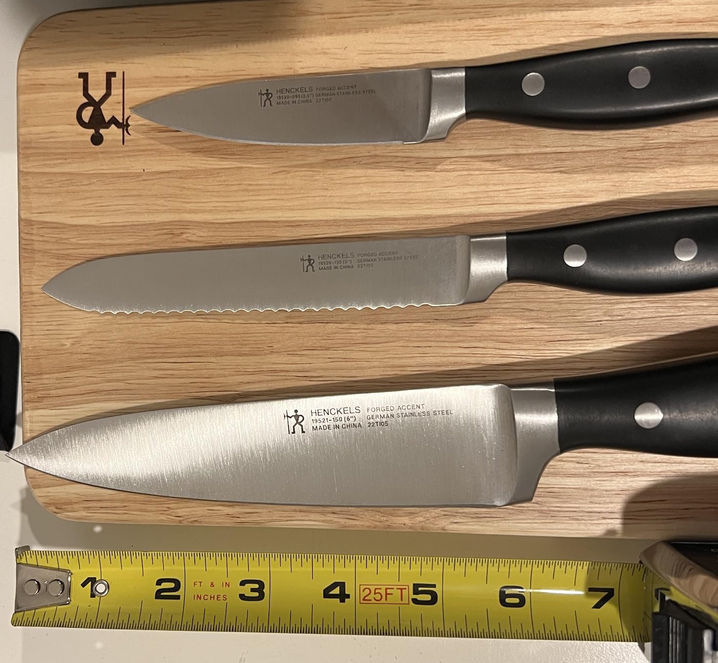 HENCKELS Accent 6pc Travel Knife Set,Black Home